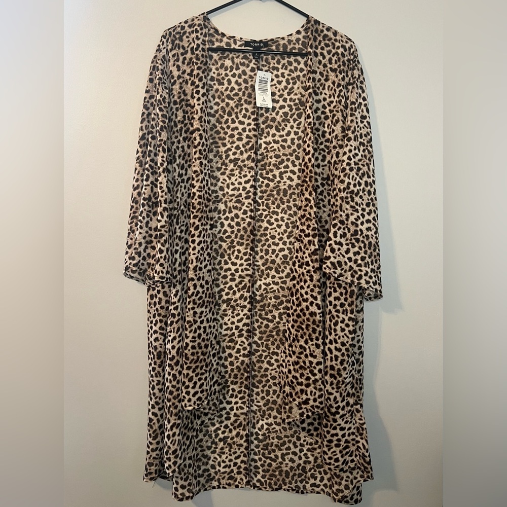 Torrid - Leopard Hi-Lo Kimono